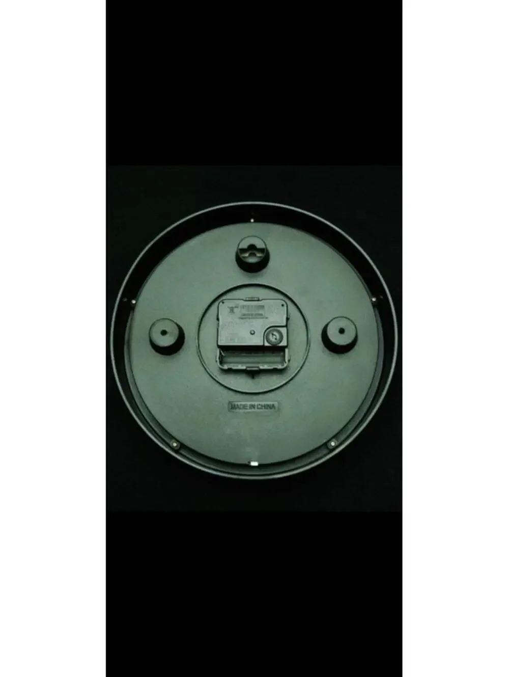 Office Home Studio Glow in the Dark Wall Clock New!